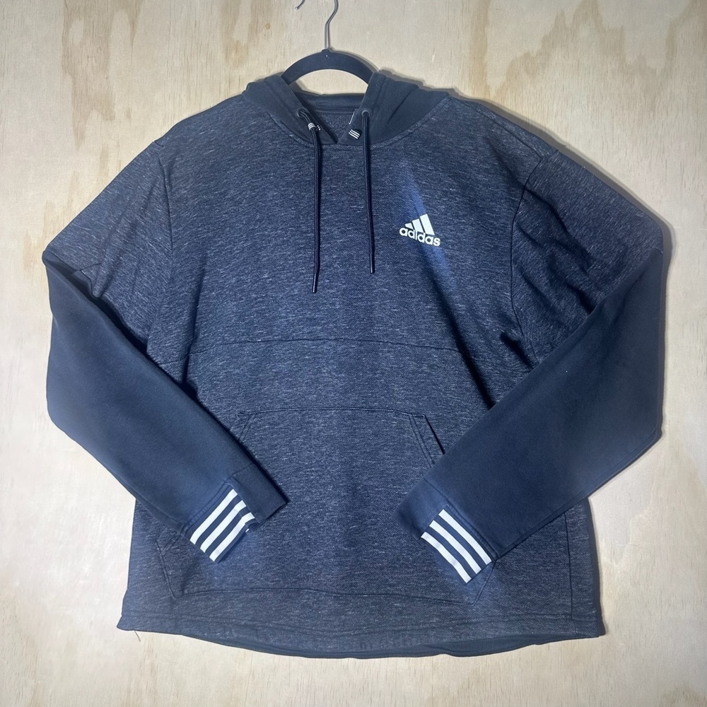 Adidas Team Issue Pullover Hoodie Black‎ Size Large